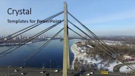  Presentation with communist - Amazing slides having communist occupation builded moscow bridge backdrop and a light blue colored foreground