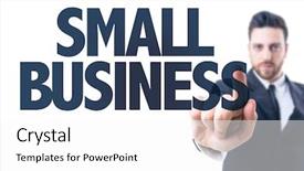  Presentation with community - Beautiful theme featuring community bank - business man pointing the text backdrop and a white colored foreground