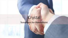  Presentation with community - Colorful PPT theme enhanced with community bank - closeup of a business handshake backdrop and a lemonade colored foreground