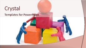  Presentation with building community - Colorful presentation theme enhanced with community building - business teamwork - collective problem backdrop and a lemonade colored foreground