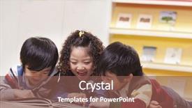  Presentation with recognition of students - Beautiful slide deck featuring business startup technology and people backdrop and a light gray colored foreground