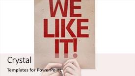  Presentation with community - Colorful presentation theme enhanced with community corrections - we like it card isolated backdrop and a lemonade colored foreground