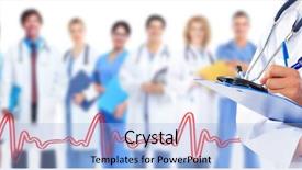  Presentation with community health - Beautiful slides featuring community health nursing - hands of medical doctor backdrop and a light blue colored foreground