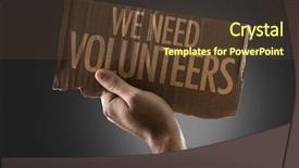  Presentation with hydrotherapy for special need - Colorful presentation theme enhanced with community helpers - we need volunteers backdrop and a tawny brown colored foreground