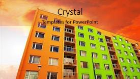  Presentation with community house - Presentation enhanced with community house - new modern apartments background and a  colored foreground
