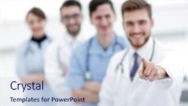  Presentation with forward - Audience pleasing PPT theme consisting of community physicians - experienced doctor showing forward backdrop and a lemonade colored foreground