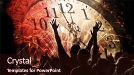  Presentation with lunar new year of the pig - Beautiful PPT layouts featuring company celebration - new year concept - cheering backdrop and a wine colored foreground