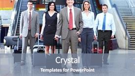  Presentation with international trade dispute law - Amazing PPT theme having company journey - group of business person backdrop and a seafoam green colored foreground