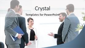  Presentation with management - Cool new theme with company's management is discussing with the business team their backdrop and a white colored foreground