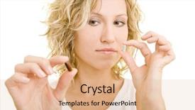  Presentation with pills - Cool new PPT theme with compare contrast - blonde woman comparing two pills backdrop and a lemonade colored foreground