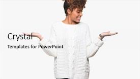  Presentation with african american wedding - Slide set consisting of comparisons - beautiful young african american woman background and a white colored foreground