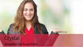  Presentation with woman hands open - Beautiful slides featuring comparisons body image - beautiful plus size young woman backdrop and a  colored foreground