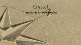  Presentation with compass - Presentation enhanced with compass background in the sand background and a coral colored foreground