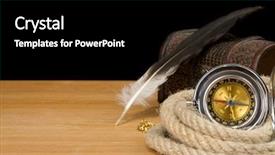  Presentation with ship - Beautiful slides featuring compass isolated on black background backdrop and a black colored foreground