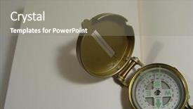  Presentation with college orientation empty classic book - Beautiful theme featuring compass-on-a-book backdrop and a gray colored foreground