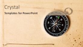 Presentation with vintage compass - 