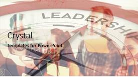  Presentation with team compass - Amazing slides having compass pointing to leadership backdrop and a lemonade colored foreground