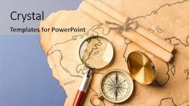  Presentation with columbus - PPT theme enhanced with blue background columbus day background and a lemonade colored foreground