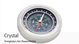  Presentation with compass - Slides with compass under the light background background and a white colored foreground