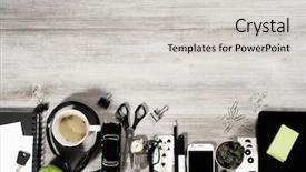  Presentation with office - Colorful PPT layouts enhanced with compass white man - manager business tabletop with office backdrop and a light gray colored foreground