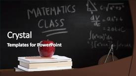  Presentation with equation - Slide deck consisting of compass with equation on blackboard background and a dark gray colored foreground