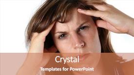  Presentation with headache - Cool new slides with compassion fatigue - what a day a young backdrop and a coral colored foreground