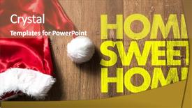  Presentation with home is where the heart is - Beautiful PPT layouts featuring compassionate heart - home sweet home backdrop and a  colored foreground