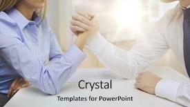  Presentation with office - Amazing theme having job competencies - business and office concept backdrop and a light gray colored foreground