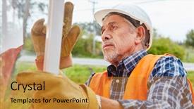  Presentation with window rock az - Colorful slides enhanced with competency building - senior as competent window fitter backdrop and a  colored foreground