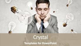  Presentation with business competition - PPT layouts consisting of competition and strategy in business background and a coral colored foreground