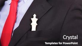  Presentation with advantage - Cool new presentation with competitive advantage - closeup of a white chess backdrop and a dark gray colored foreground