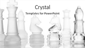  Presentation with tea pouring into glass transparent - Slide deck consisting of competitive intelligence - transparent glass chess isolated background and a white colored foreground