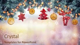  Presentation with free christmas - Slides with competly blank - christmas background with hand made background and a lemonade colored foreground