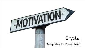  Presentation with motivation - Presentation theme having competly blank - motivation sign isolated on white background and a white colored foreground