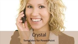  Presentation with corporate - Beautiful slide set featuring complacency - blonde corporate woman using her backdrop and a  colored foreground