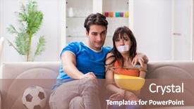  Presentation with wife - Amazing presentation having complain - man tying up his wife backdrop and a coral colored foreground