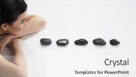  Presentation with alternative - Amazing presentation having complementary alternative therapies - profile of young woman relaxing backdrop and a  colored foreground