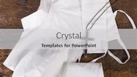  Presentation with nun - Slide deck enhanced with complete set of coiffe collar and head band for the veil of a catholic nun background and a light gray colored foreground