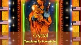  Presentation with conceptual framework - Amazing theme having complete with stars american flag backdrop and a tawny brown colored foreground