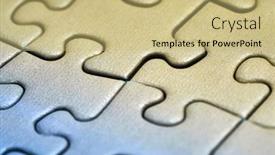  Presentation with pattern - Slide set with completed-puzzle-background-finished-pattern background and a yellow colored foreground