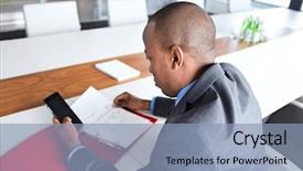  Presentation with low angle view of fictitious - Beautiful presentation featuring completion one year - high angle view of young backdrop and a  colored foreground