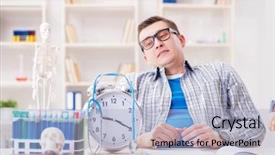  Presentation with complete - Beautiful slide deck featuring completion time - medical student missing deadlines backdrop and a light blue colored foreground