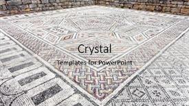  Presentation with mosaic pavement - Cool new presentation with complex and elaborate roman tessera backdrop and a light gray colored foreground