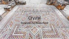  Presentation with mosaic pavement - Slides featuring complex and elaborate roman tessera background and a light gray colored foreground