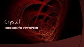  Presentation with complex - Amazing PPT theme having complex heart-highly detailed fractal render backdrop and a wine colored foreground