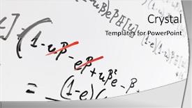  Presentation with math science - Audience pleasing PPT layouts consisting of complex math formulas on whiteboard backdrop and a white colored foreground
