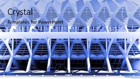  Presentation with complex - Amazing presentation theme having complex structure dedicated to the world of science backdrop and a light blue colored foreground