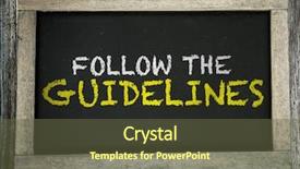  Presentation with guidelines - Presentation design having comply - follow the guidelines written background and a tawny brown colored foreground