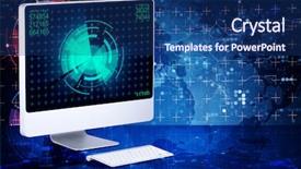  Presentation with my panorama on computer screen - Presentation design consisting of comportement du consommateur - computer screen in business concept background and a ocean colored foreground