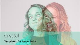  Presentation with media image - Beautiful PPT layouts featuring composite-concept-image-showing-contrasting backdrop and a seafoam green colored foreground